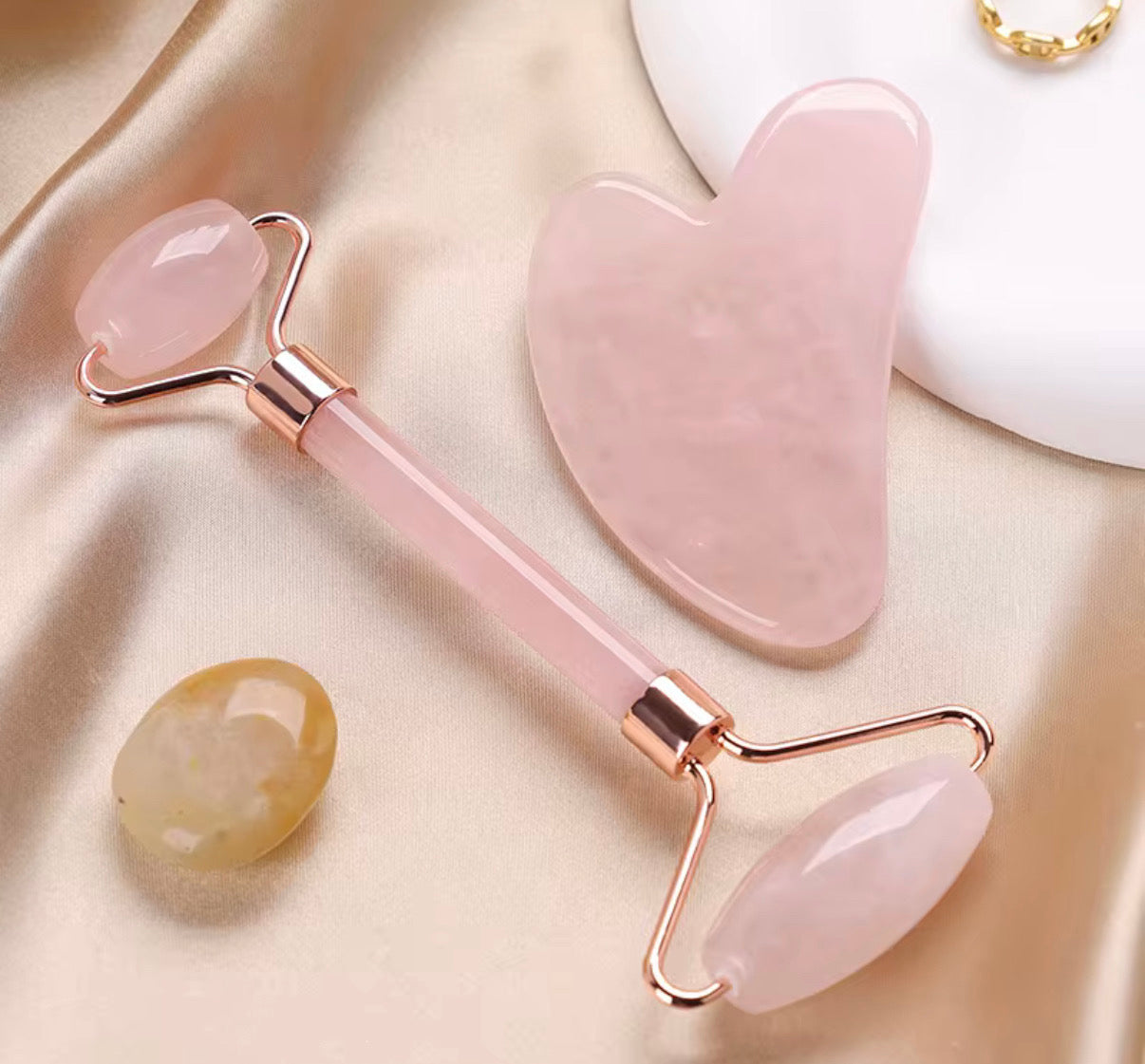 Gua sha and roller set